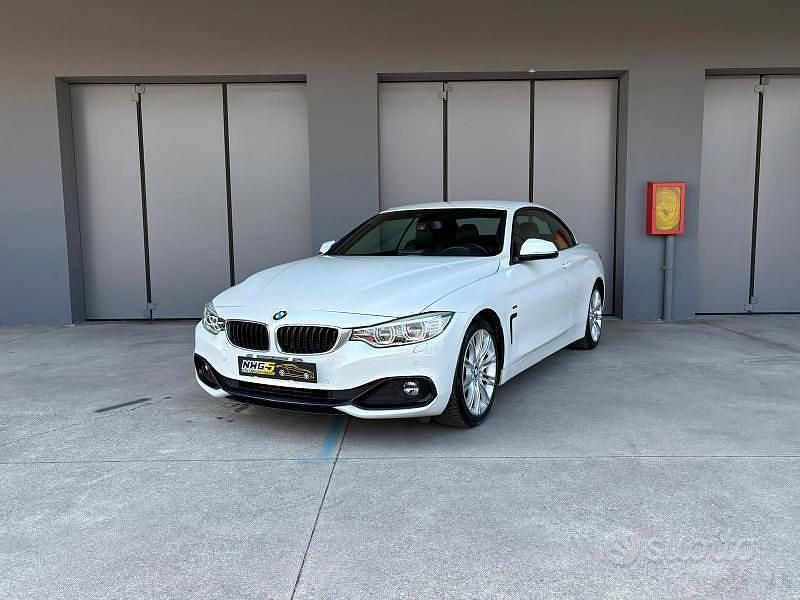 Usata BMW 420 Sport Line 184 CV (135 kW) 2015 Bianco Cabrio