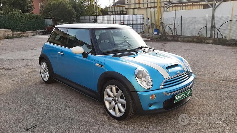 Usata Mini Cooper S 163 CV (119 kW) 2003 Blu Utilitaria