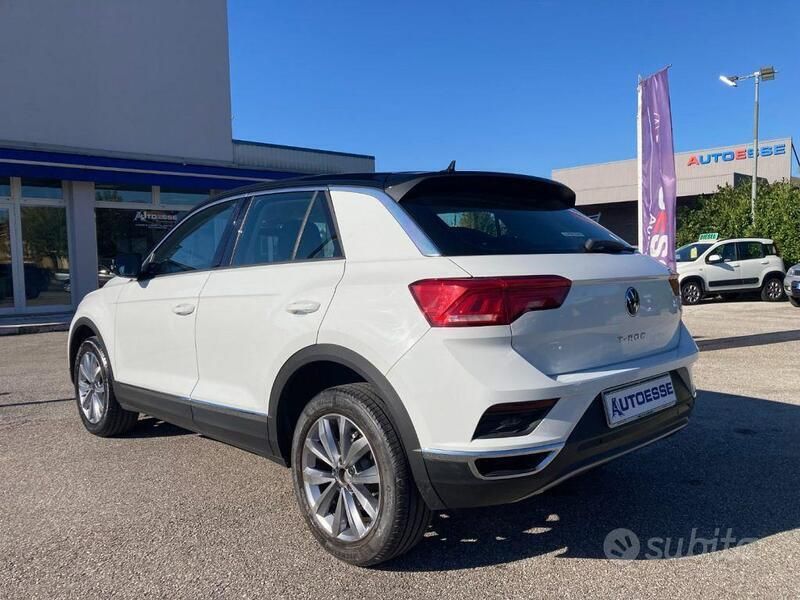 Usata VW T-Roc Style 110 CV (80 kW) 2021 Bianco SUV