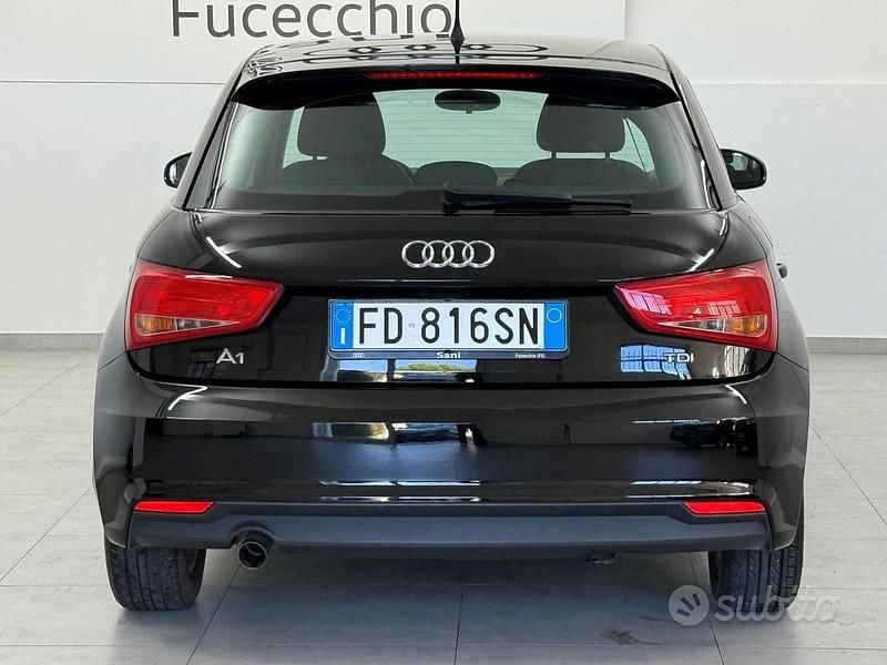 Usata Audi A1 Sportback 90 CV (66 kW) 2016 Nero Utilitaria