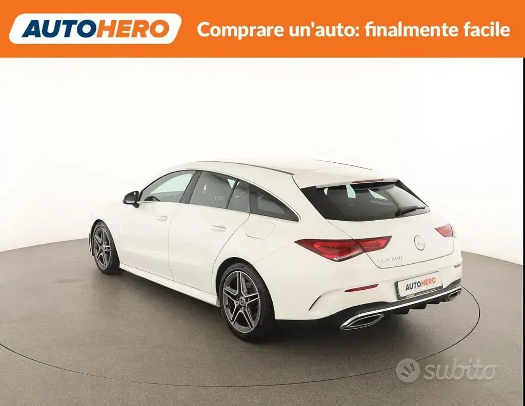 Usata Mercedes CLA200 163 CV (119 kW) 2019 Bianco Coupé