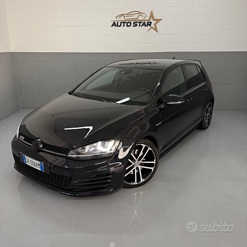 Usata VW Golf VII GTD 184 CV (135 kW) 2016 Nero Berlina