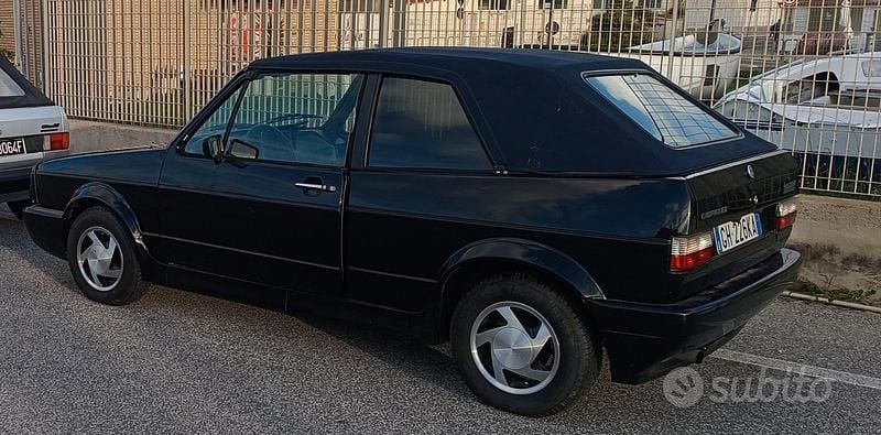 Usata VW Golf Cabriolet 110 CV (80 kW) 1989 Nero Cabrio