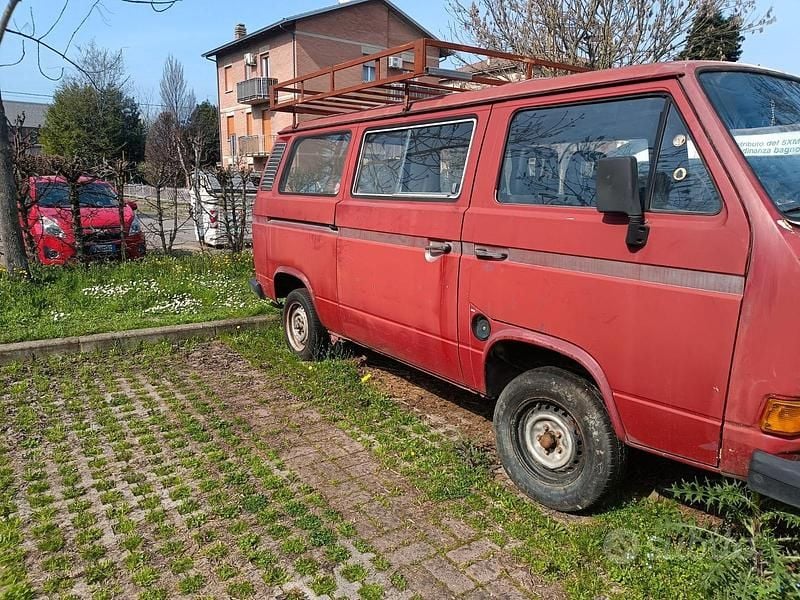 Usata VW T3 1984 Rosso Furgone