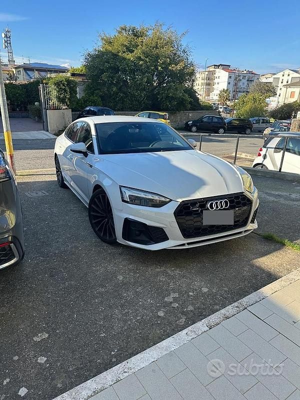 Usata Audi A5 S-Line 2020 Bianco Coupé