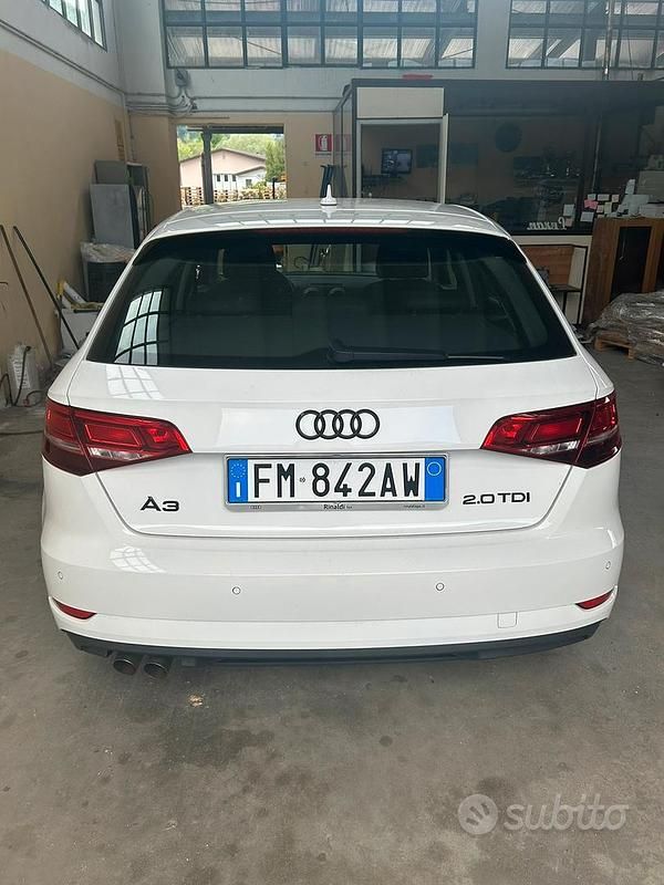 Usata Audi A3 Sportback 184 CV (135 kW) 2017 Bianco Utilitaria
