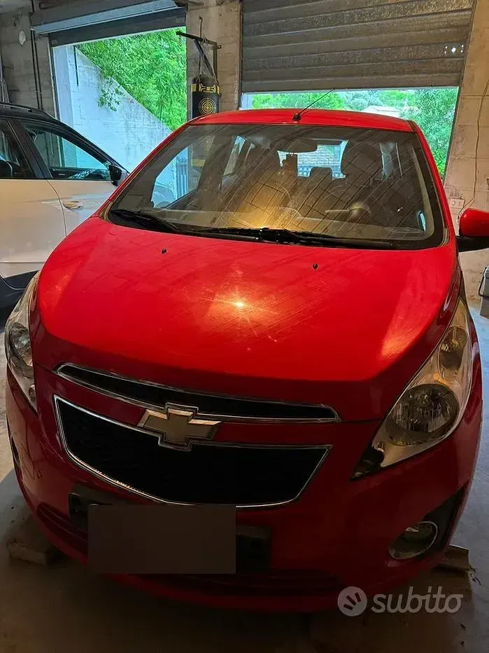 Usata Chevrolet Spark 68 CV (50 kW) 2012 Rosso Utilitaria