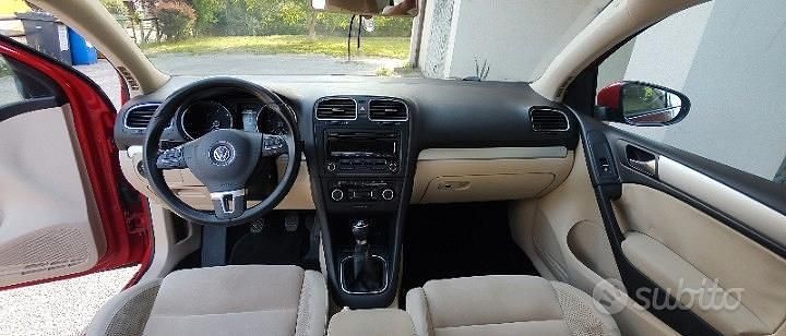 Usata VW Golf VII 140 CV (102 kW) 2012 Rosso Berlina