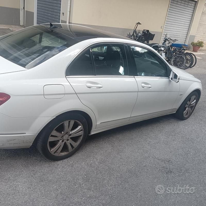 Usata Mercedes C200 2009 Bianco Berlina