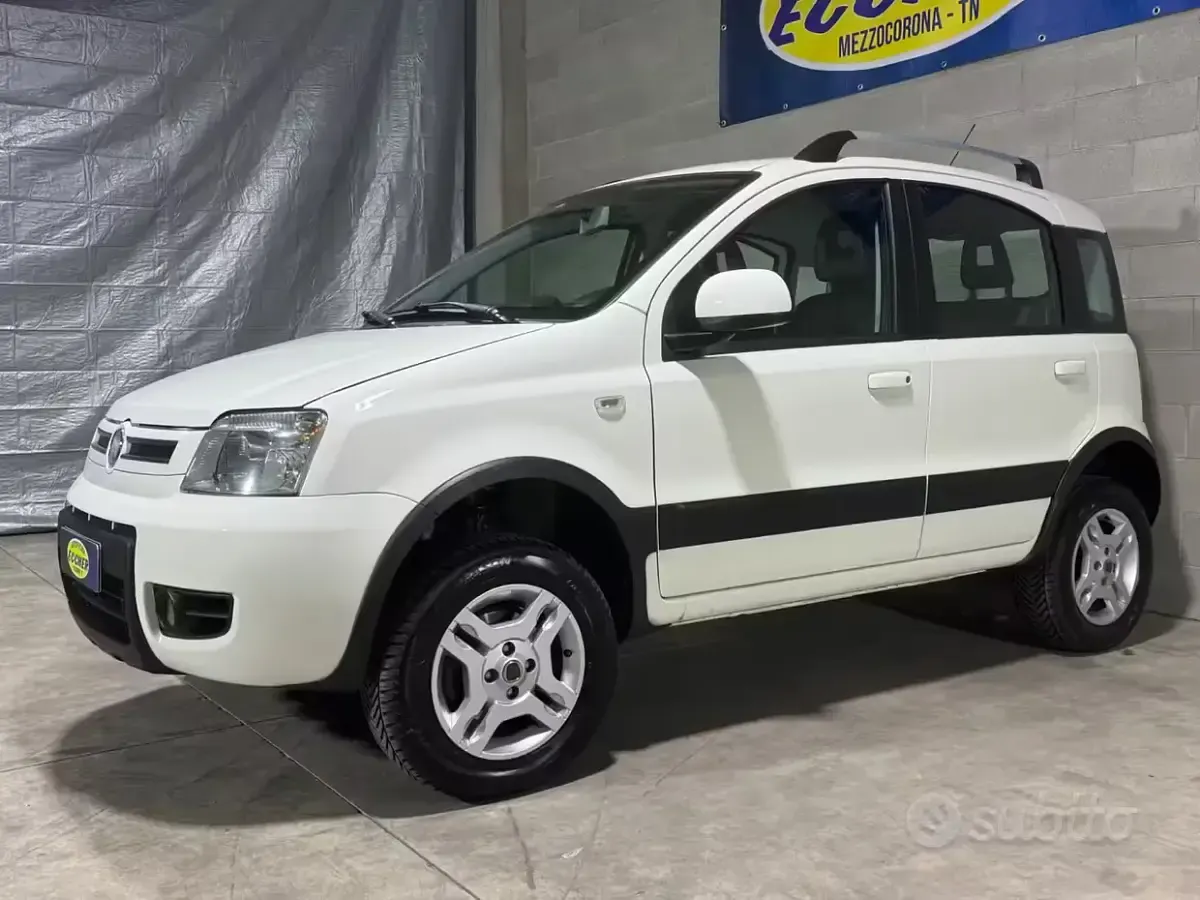 Usata Fiat Panda 4x4 Climbing 75 CV (55 kW) 2012 Bianco Utilitaria
