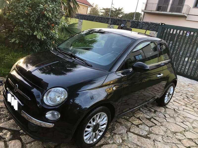 Usata Fiat 500 Lounge 69 CV (50 kW) 2015 Nero Utilitaria