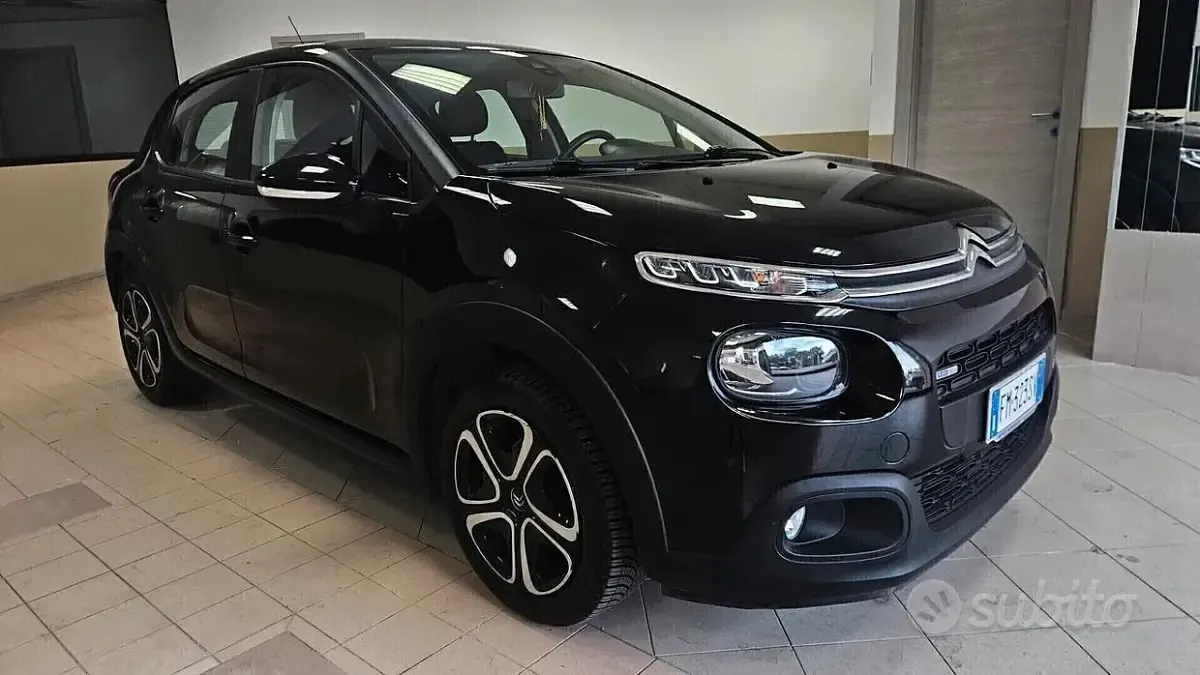 Usata Citroën C3 PureTech 82 CV (60 kW) 2017 Nero Berlina