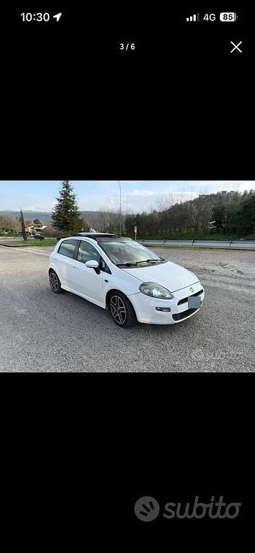 Usata Fiat Grande Punto Sport 65 CV (47 kW) 2009 Bianco Utilitaria
