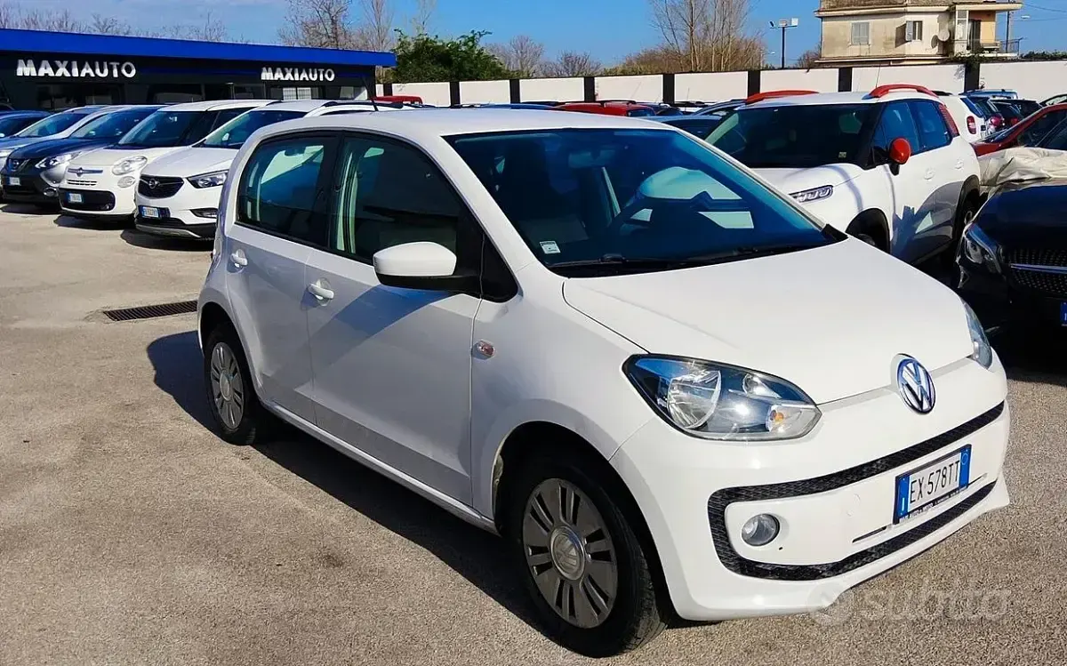 Begagnad VW up! 68 HK (50 kW) 2015 Vit Halvkombi