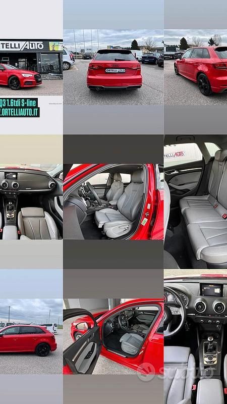 Usata Audi A3 S-Line 2019 Rosso Berlina