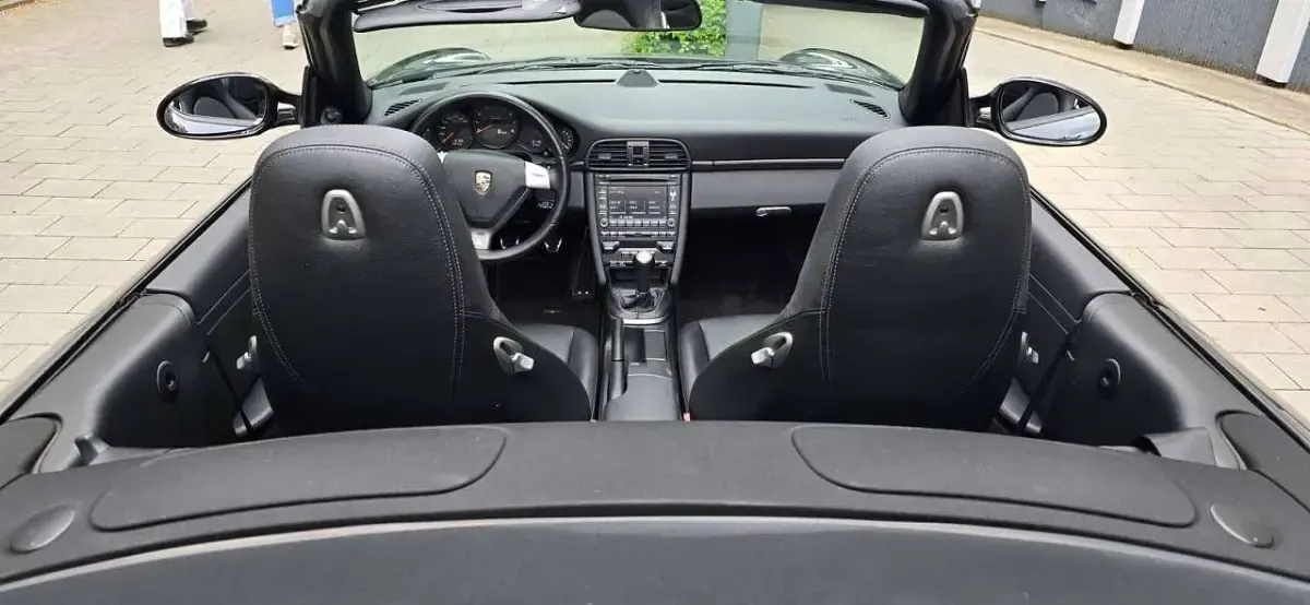 Usata Porsche 997 345 CV (253 kW) 2009 Nero Cabrio