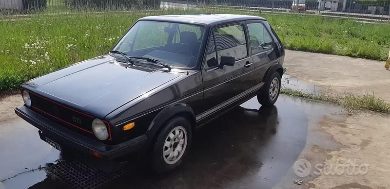 Usata VW Golf I GTI 1981 Nero Utilitaria