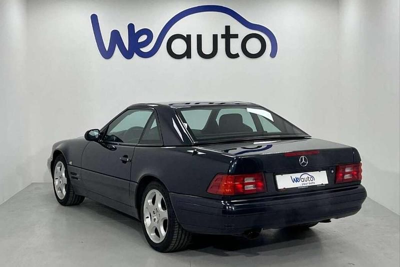 Usata Mercedes SL320 224 CV (164 kW) 1999 Blu/azzurro Cabrio