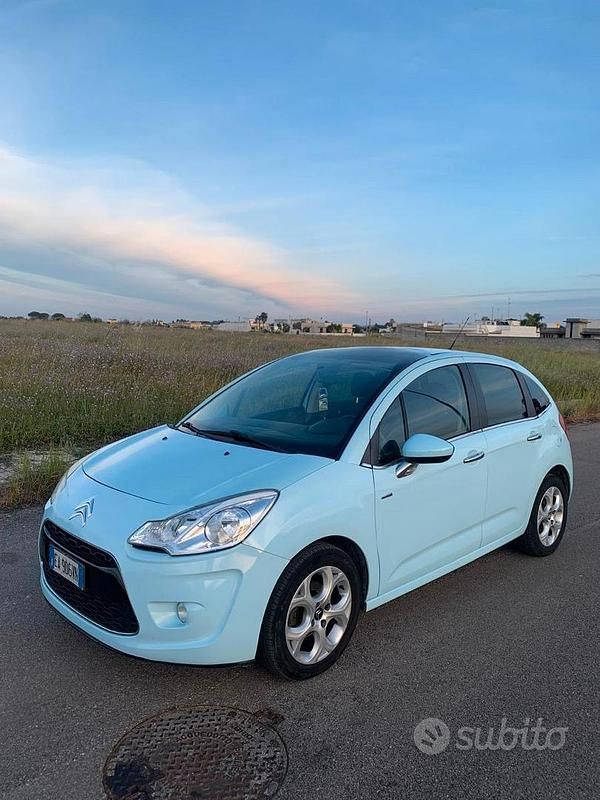 Usata Citroën C3 75 CV (55 kW) 2010 Blu Utilitaria