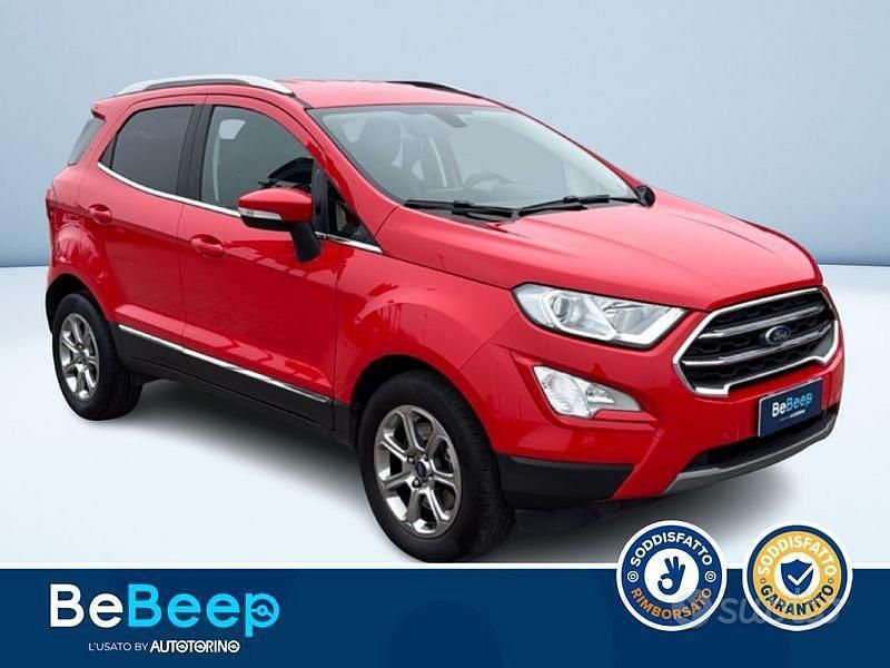 Usata Ford Ecosport Titanium 100 CV (73 kW) 2019 Rosso metallizzato SUV