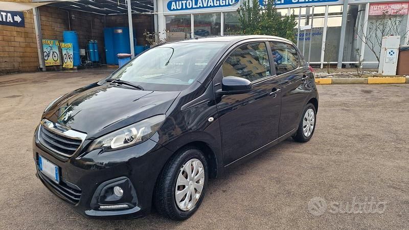 Usata Peugeot 108 Active 69 CV (50 kW) 2016 Nero Utilitaria