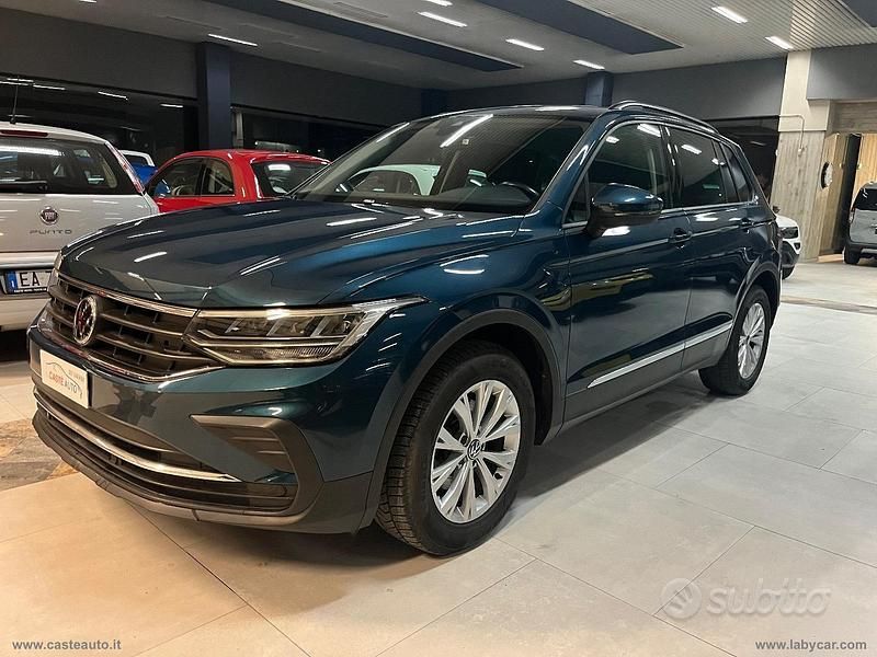 Blu/azzurro Usata 2021 VW Tiguan Life SUV | 22.900 € (Super prezzo) - Immagine 1/4