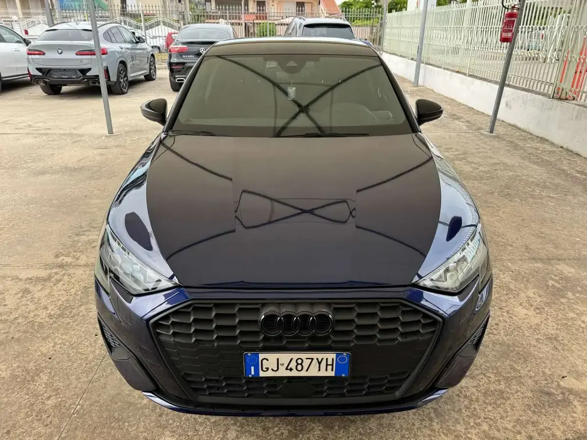 Usata Audi A3 Advanced Plus 150 CV (110 kW) 2022 Blu/azzurro Berlina