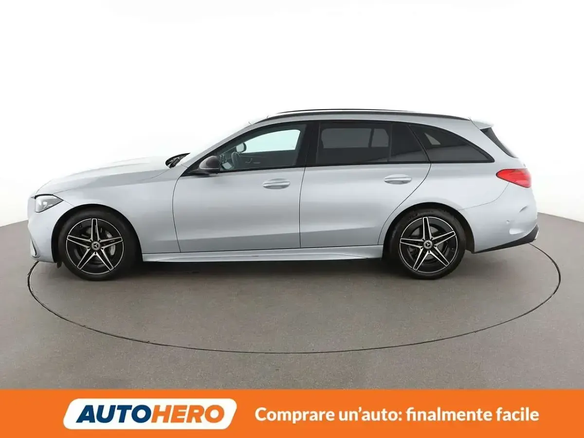 Usata Mercedes C220 AMG Line Premium 220 CV (161 kW) 2023 Argento Station wagon