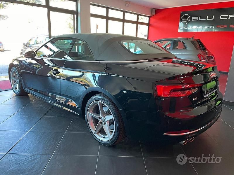 Usata Audi A5 Cabriolet Sport 190 CV (139 kW) 2017 Nero Cabrio