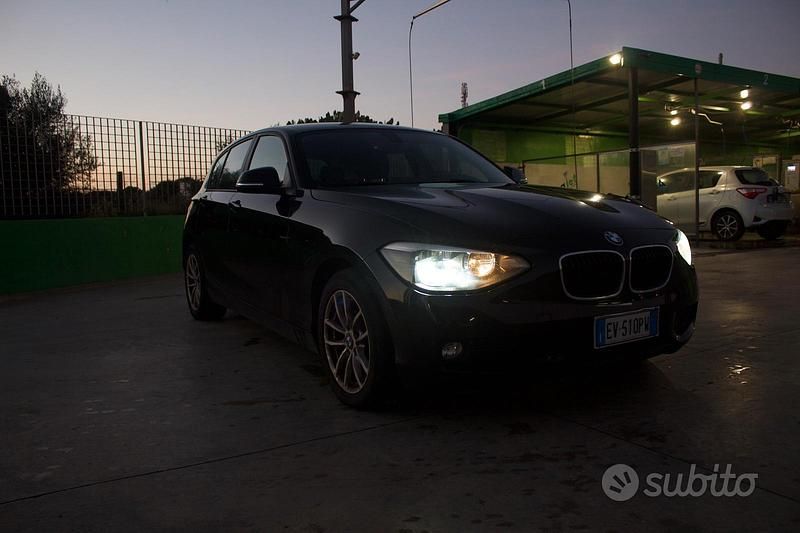 Usata BMW 116 120 CV (88 kW) 2014 Nero Utilitaria