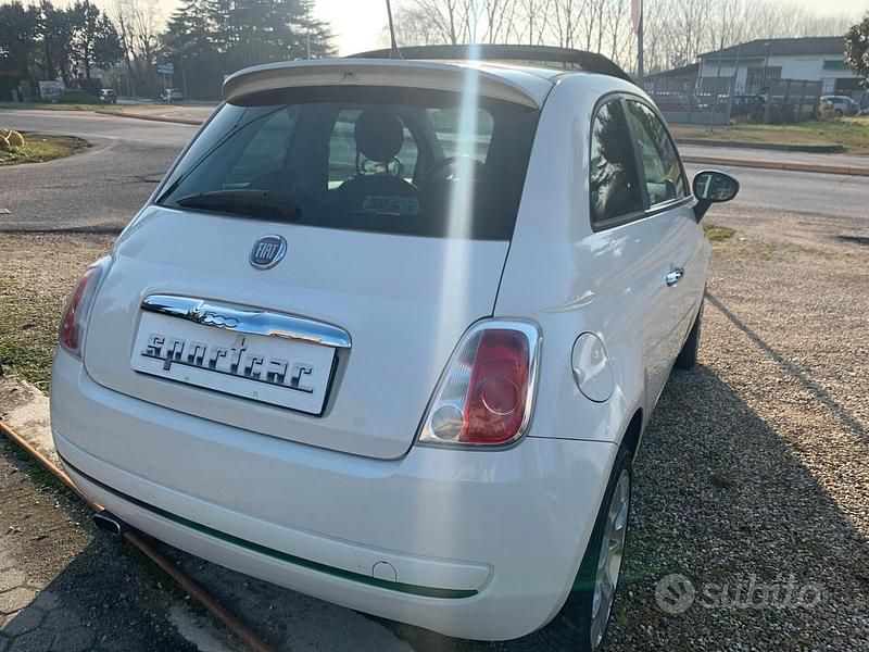 Usata Fiat 500 Sport 100 CV (73 kW) 2008 Bianco Utilitaria