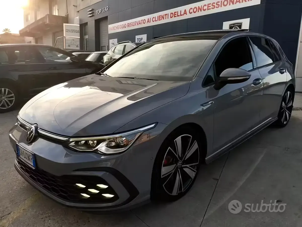 Usata VW Golf VIII GTD 200 CV (147 kW) 2020 Grigio Berlina