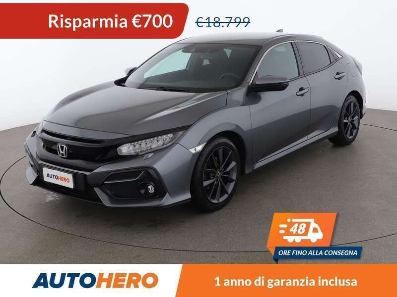 Grigio Usata 2020 Honda Civic Elegance Tre volumi | 18.099 € (Buon prezzo) - Immagine 1/3