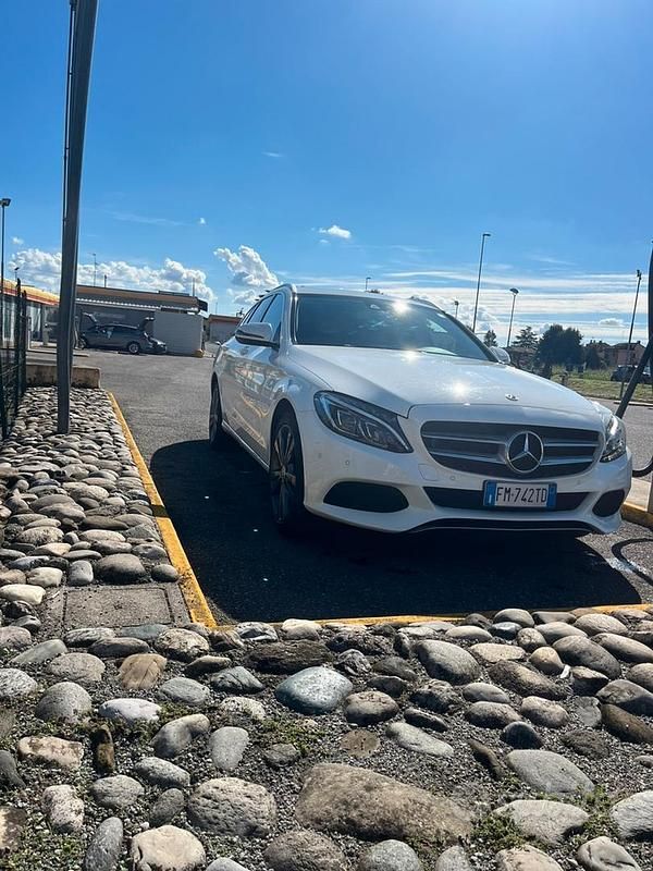 Usata Mercedes C220 2018 Bianco Station wagon