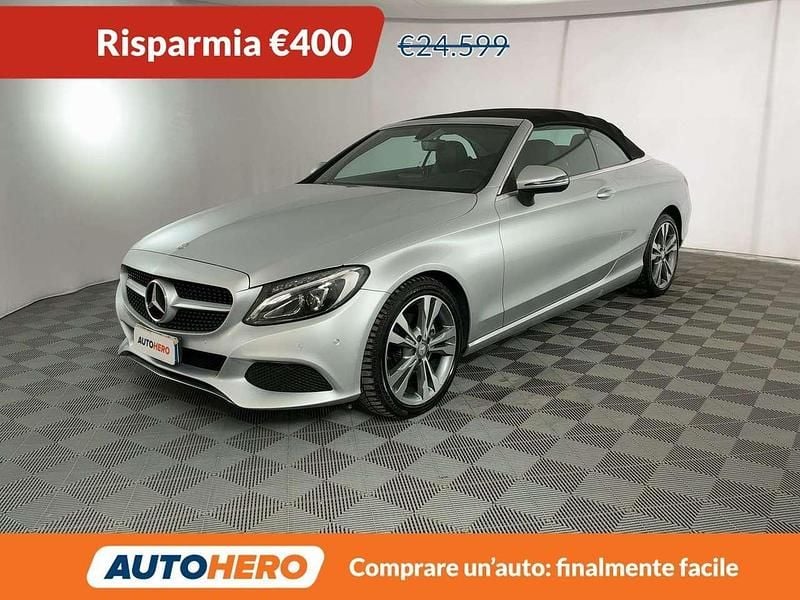Usata Mercedes C220 170 CV (125 kW) 2017 Grigio Cabrio