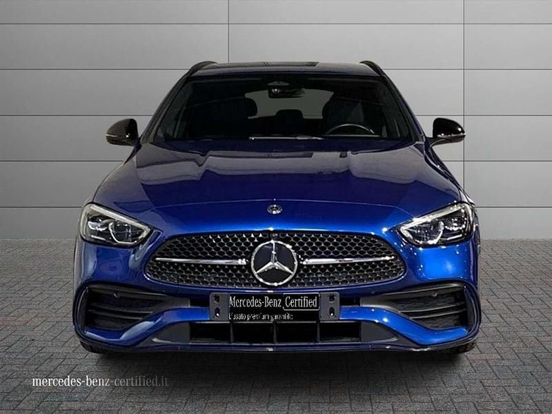 Usata Mercedes C220 Premium 200 CV (147 kW) 2022 Blu spettrale Station wagon