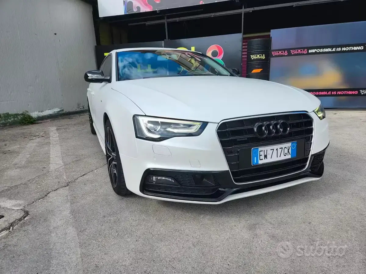 Usata Audi A5 Sportback S-Line 190 CV (139 kW) 2014 Bianco Utilitaria