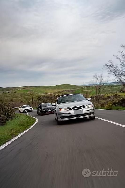 Usata Saab 9-3 Cabriolet Vector 150 CV (110 kW) 2004 Grigio Cabrio