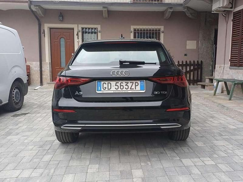 Usata Audi A3 Advanced 116 CV (85 kW) 2020 Nero Berlina