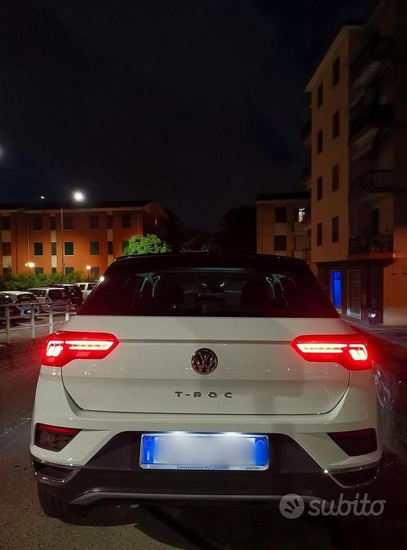 Usata VW T-Roc Advance 116 CV (85 kW) 2019 Bianco SUV
