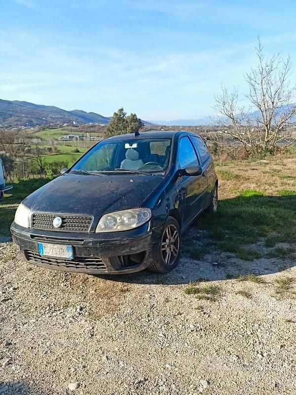 Usata Fiat Punto 2005 Nero Utilitaria