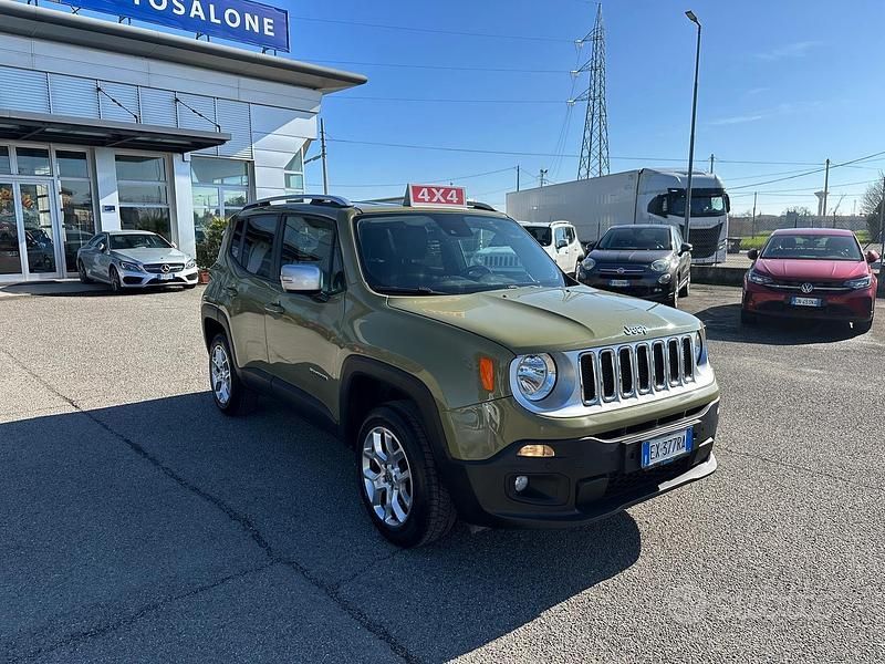 Usata Jeep Renegade Limited 140 CV (102 kW) 2015 Verde SUV