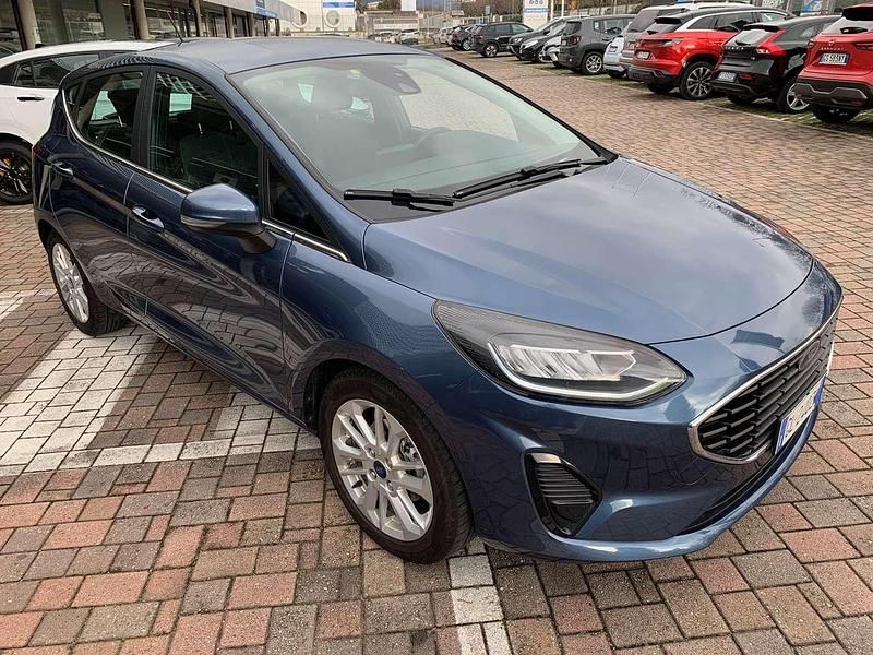 Usata Ford Fiesta Titanium 125 CV (91 kW) 2022 Blu/azzurro Utilitaria