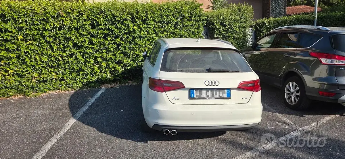 Usata Audi A3 150 CV (110 kW) 2014 Bianco Berlina