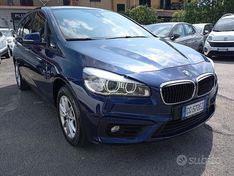 Usata BMW 216 Gran Tourer Advantage 116 CV (85 kW) 2017 Blu Monovolume