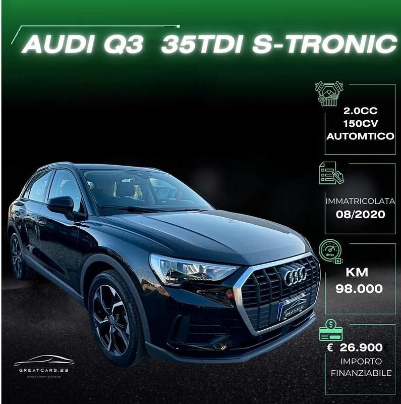 Nero Usata 2020 Audi Q3 Advanced SUV | 26.900 € (Buon prezzo) - Immagine 1/4