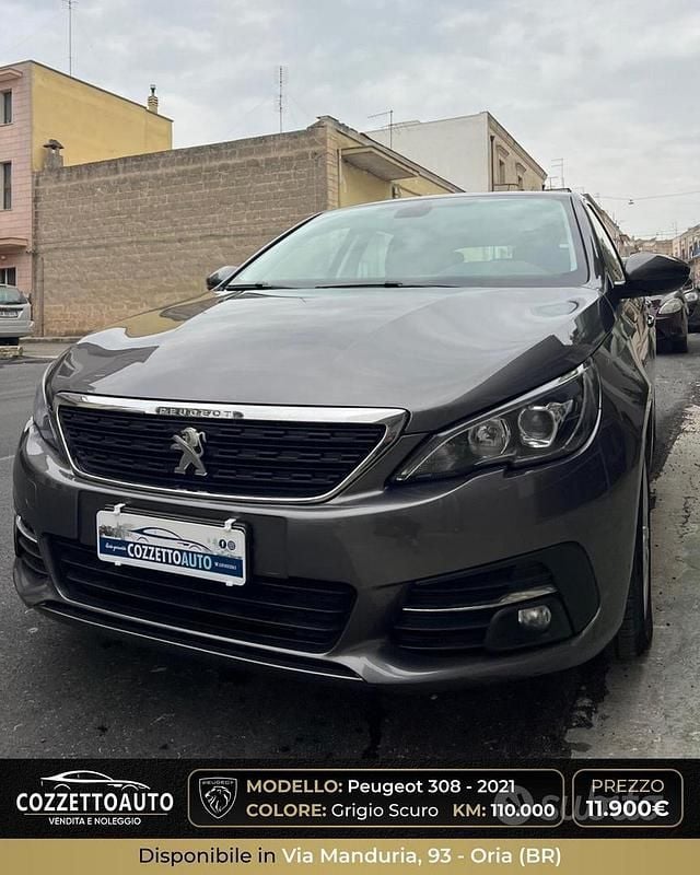 Usata Peugeot 308 Allure 131 CV (96 kW) 2021 Grigio Berlina
