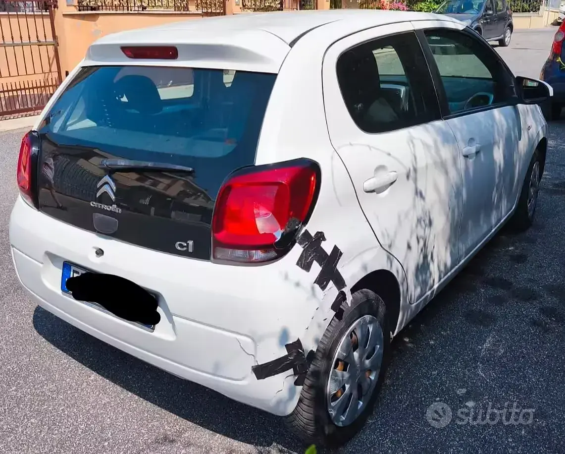 Usata Citroën C1 69 CV (50 kW) 2016 Bianco Utilitaria
