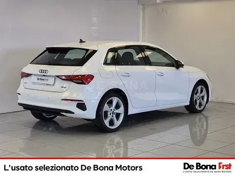 Usata Audi A3 Sportback Advanced 200 CV (147 kW) 2022 Bianco Utilitaria
