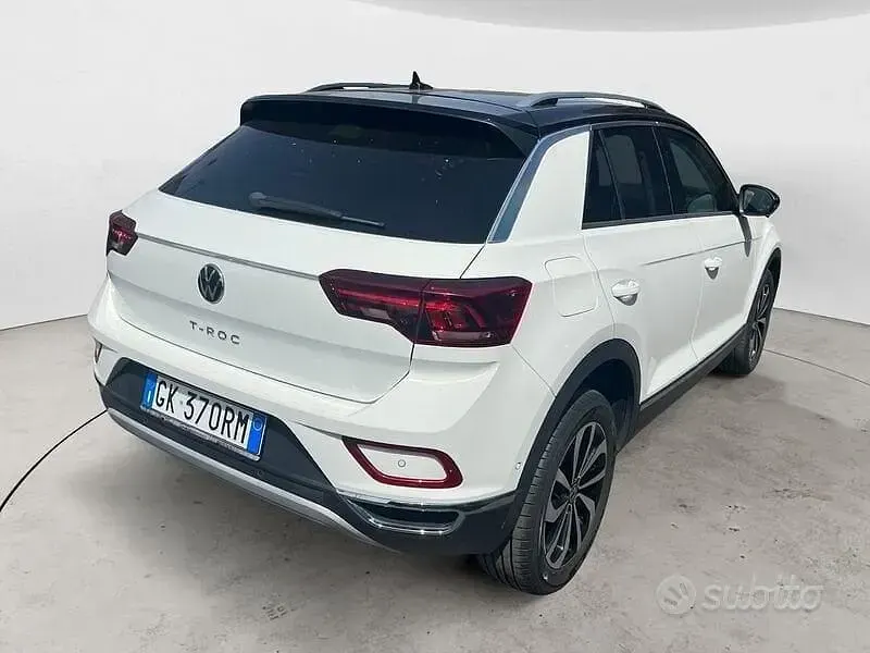 Usata VW T-Roc Style 110 CV (80 kW) 2022 Bianco SUV